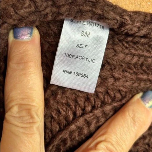 Bluivy chunky knit long sleeve mock neck pullover sweater - Picture 8 of 8